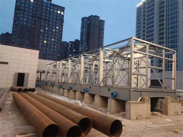 開式冷卻塔中空調(diào)循環(huán)水管道如何布置？？(開式冷卻塔原