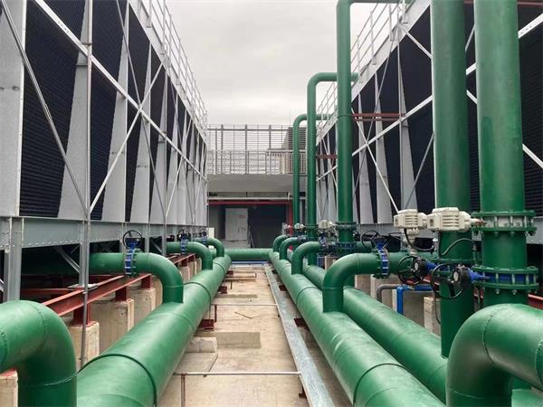 逆流冷卻塔旋轉(zhuǎn)管式配水系統(tǒng)運(yùn)行流程(冷卻塔橫流與