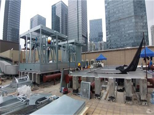 逆流冷卻塔旋轉管式配水系統運行流程(冷卻塔橫流與